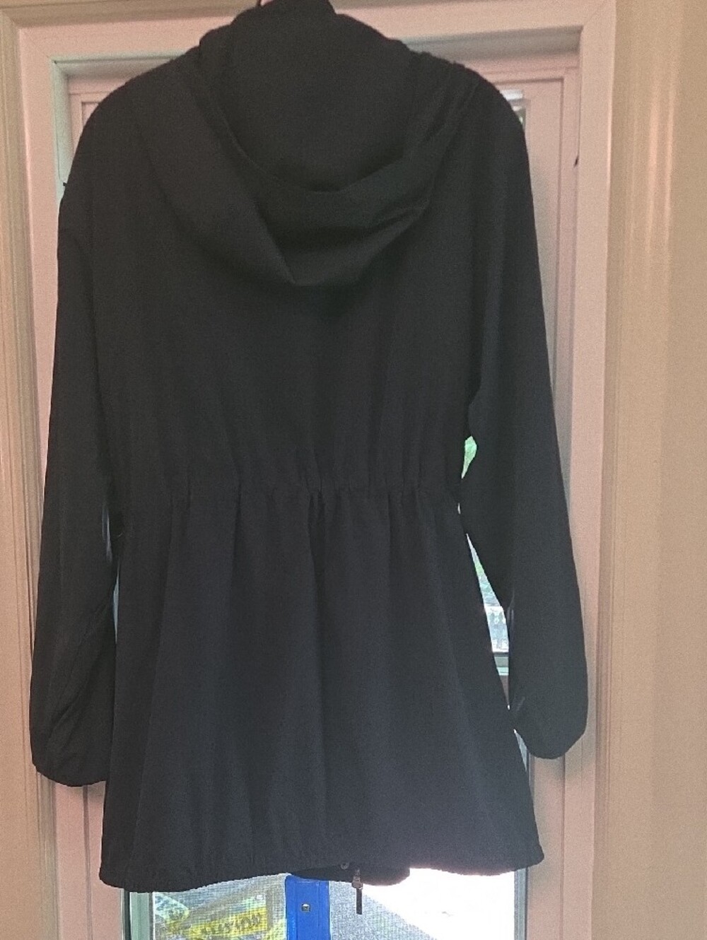 Anatomie Navy Hooded Light Weight Travel Jacket/ Coat L - Picture 3 of 3